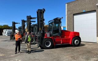 Rock-solid choice times ten: Finnish heavy equipment service opts for Kalmar forklifts again